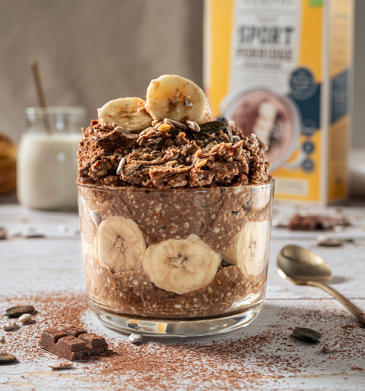 gesunde Protein Overnight Oats